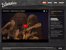 Tablet Screenshot of extremoduro.com